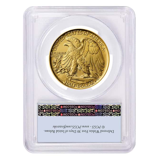2026 Best of US Mint 1916 Walking Liberty Half Dollar Gold Coin & Silver Medal Set PCGS SP/MS 69 FS