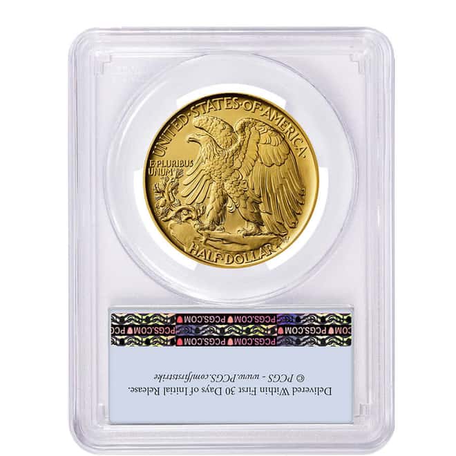 2026 Best of US Mint 1916 Walking Liberty Half Dollar Gold Coin & Silver Medal Set PCGS SP/MS 70 FS