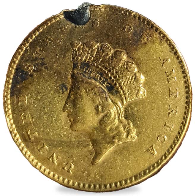 Gold Love Token $1 Liberty Head Type 2 Ex-Jewelry (Random Design)