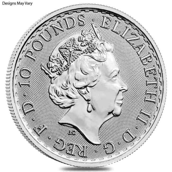 Great Britain 1/10 oz Platinum Britannia Coin .9995 Fine BU (Random Year)