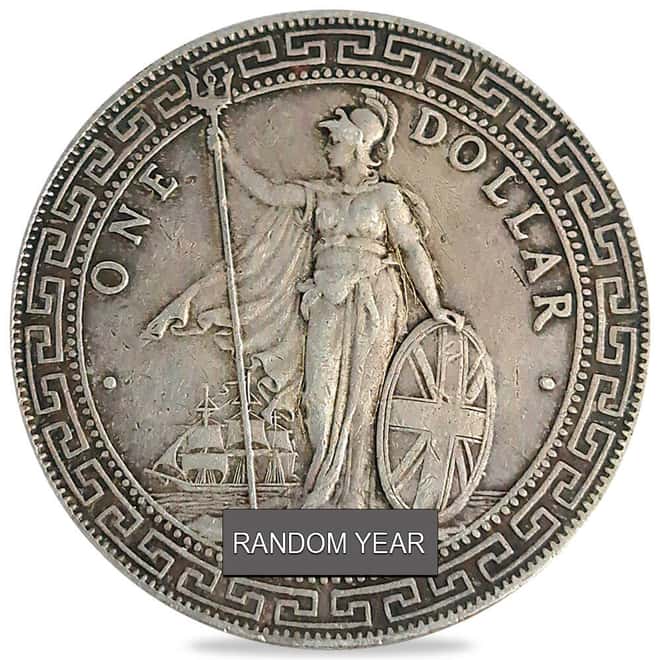Great Britain Trade Silver Dollar $1 Avg Circ (Random Year)