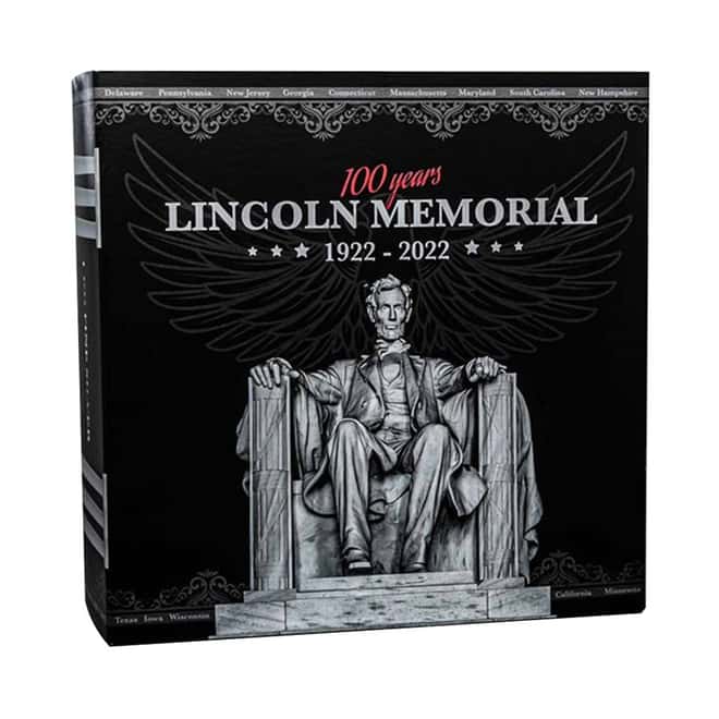 2022 1 kilo Silver Lincoln Memorial Multilayered High Relief Coin Samoa .999 Fine (w/Box & COA)