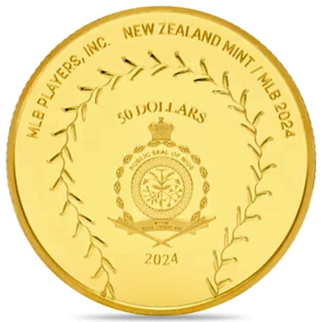 2024 Niue Major League Baseball® MLB Trading Coins Mystery Sealed Set