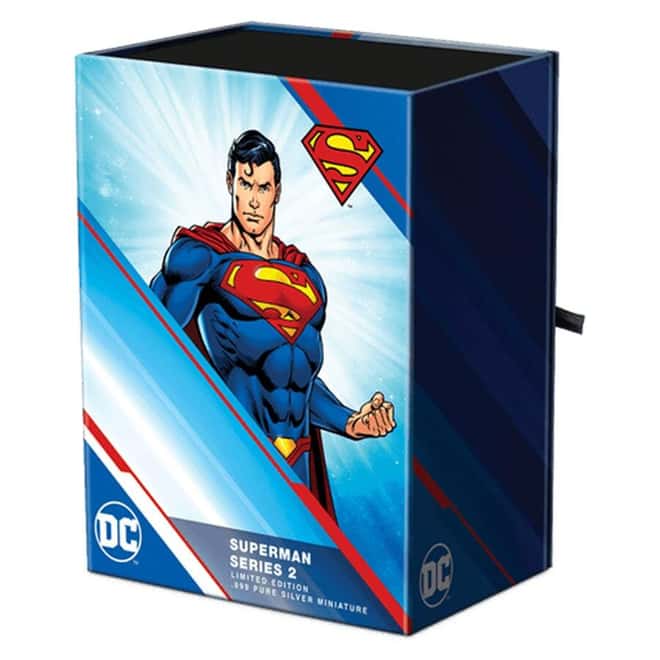 150 gram New Zealand Mint DC Comics Superman Silver Miniature