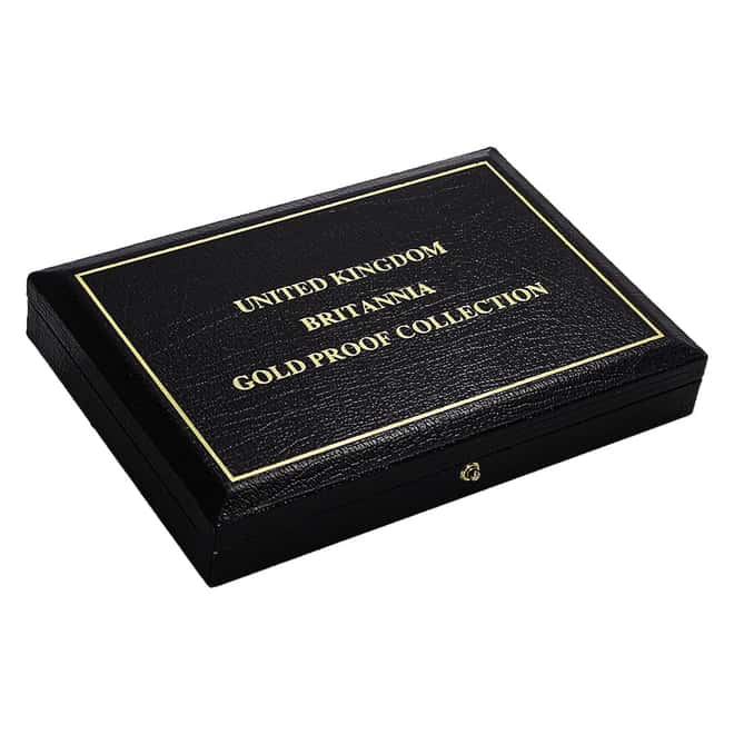 1995 1.85 oz Gold Britannia 4-Coin Proof Set (w/Box & COA)