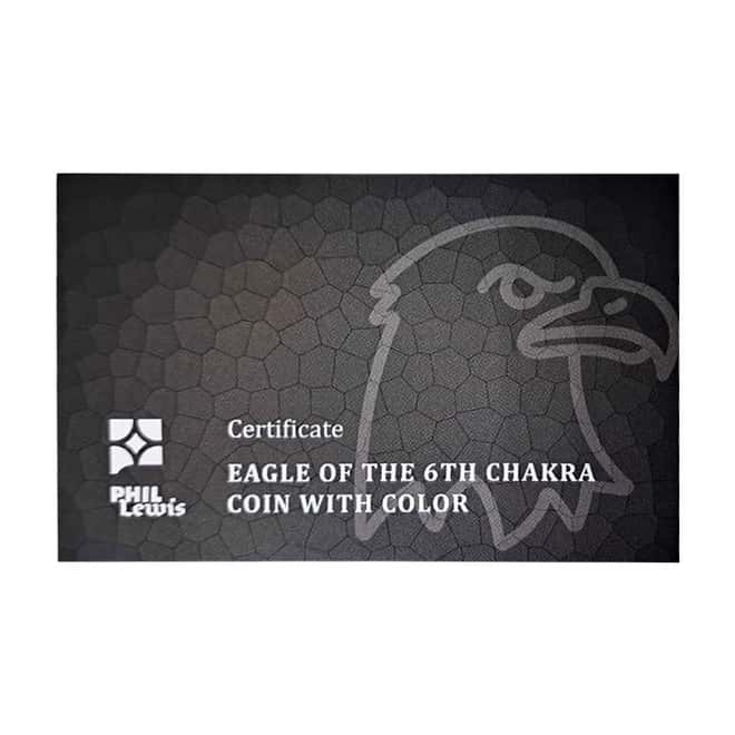 2023 SI 2 oz Eagle of the 6th Chakra Colorized Silver Coin