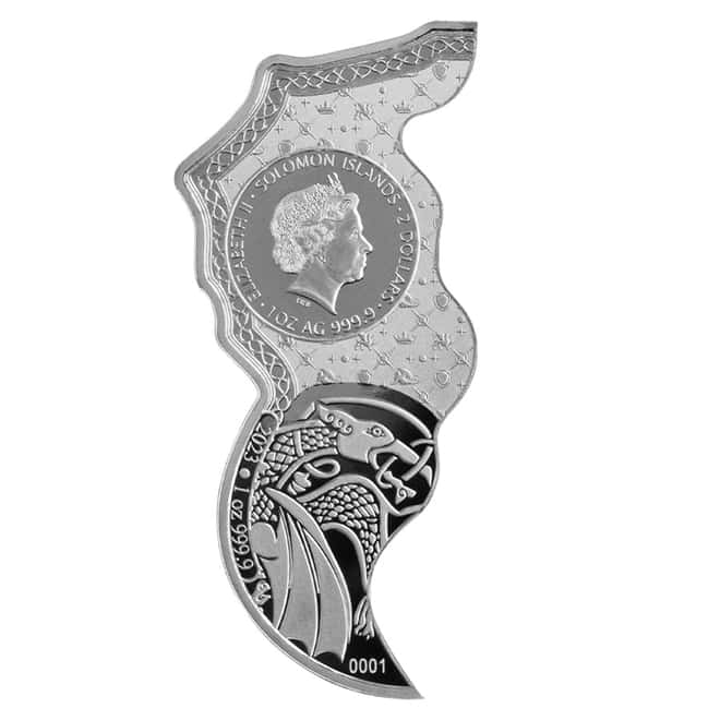 2023 SI 2 x 1 oz Silver Phoenix vs Dragon 2-Coin Set
