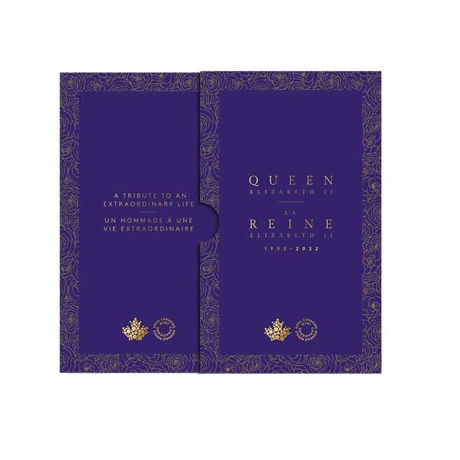 2022 Canada 3 oz Tribute To An Extraordinary Life Queen Elizabeth II Silver 3-Coin Set .9999 Fine (w/Box & COA)