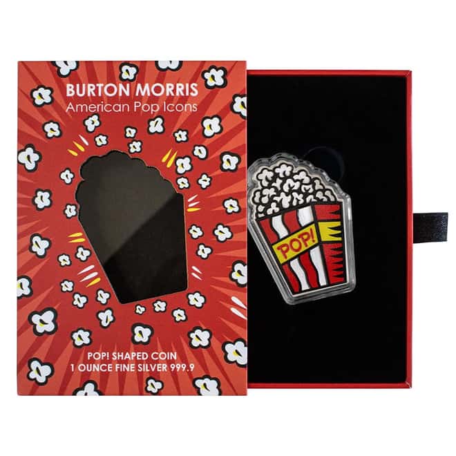 2023 Niue 1 oz Burton Morris POP Silver Coin .9999 Fine (w/Box & COA)