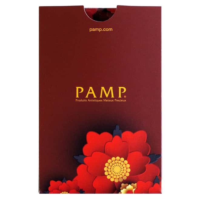 5 gram PAMP Suisse Good Luck Gold Bar .9999 Fine (In Assay)