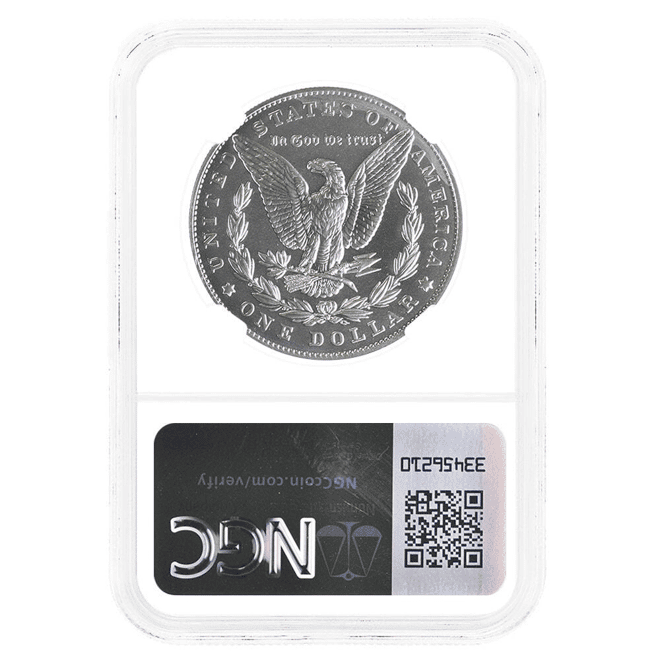 2025 Morgan Silver Dollar NGC Gem UNC ER (Morgan Label)