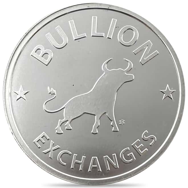 Silver at Spot - 1 oz Bullion Exchanges Silver Round .999 Fine (Tube of 20)