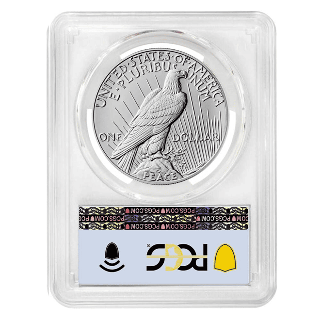 2025 Peace Silver Dollar PCGS MS 70 FDOI