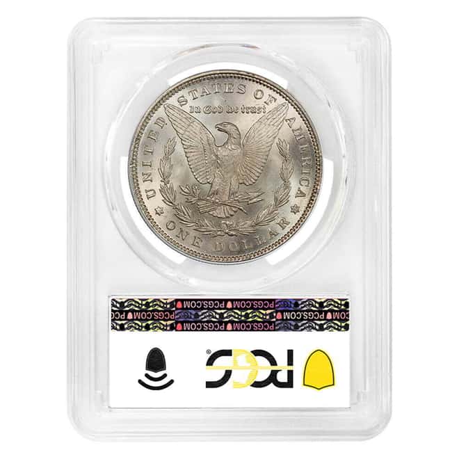 1878-1904 Morgan Silver Dollar $1 PCGS MS 61 (Random Year)