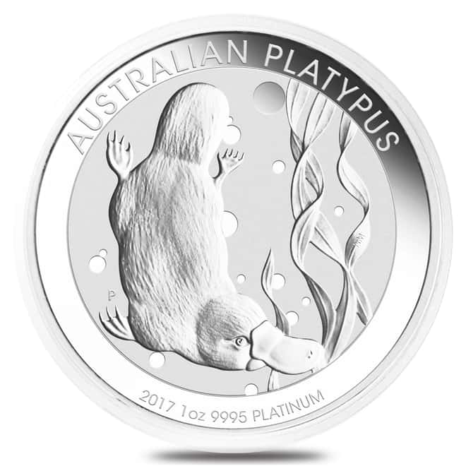 2017 Australia 1 oz Platinum Platypus BU In Cap