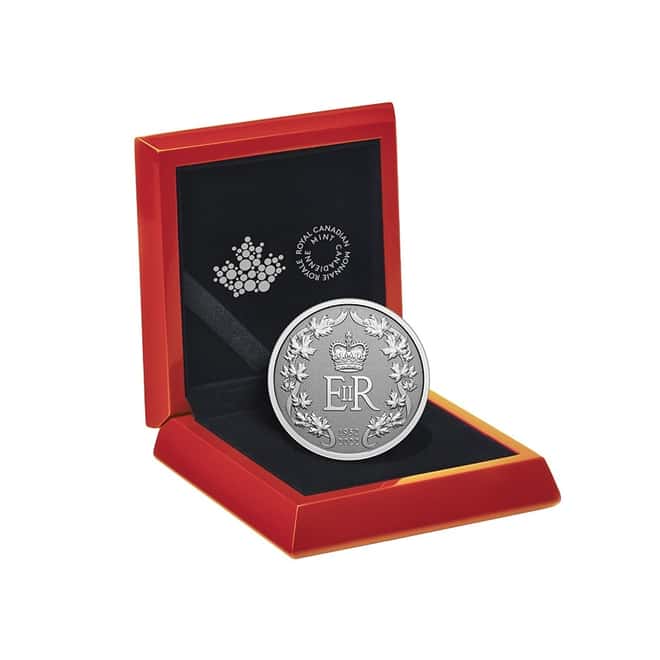 2022 Canada 1 oz Platinum Jubilee of Queen Elizabeth II Platinum Coin .9995 Fine (w/Box & COA)