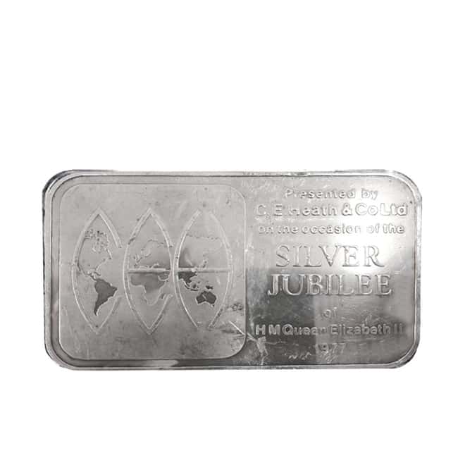 500 gram Johnson Matthey & Mallory Jubilee Commemorative Vintage Silver Bar .999 Fine