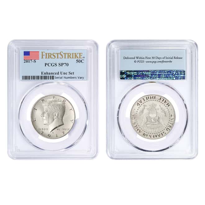 2017-S US Mint 225th Anniversary Enhanced Uncirculated 10-Coin Set PCGS SP 70 First Strike