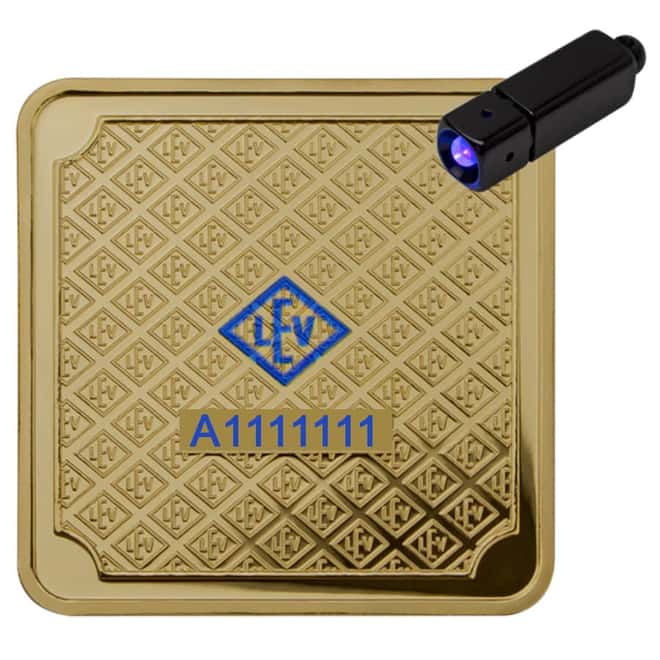 100 gram Geiger Original Square Gold Bar (In Assay)