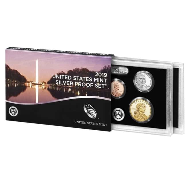 2019 US Mint Proof Silver 10-Coin Set Comm. (w/o Lincoln "W" Reverse Proof Penny)
