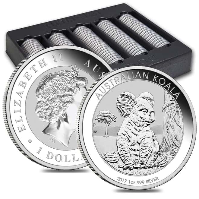 2017 1 oz Silver Australian Koala Perth Mint .999 Fine BU In Capsule