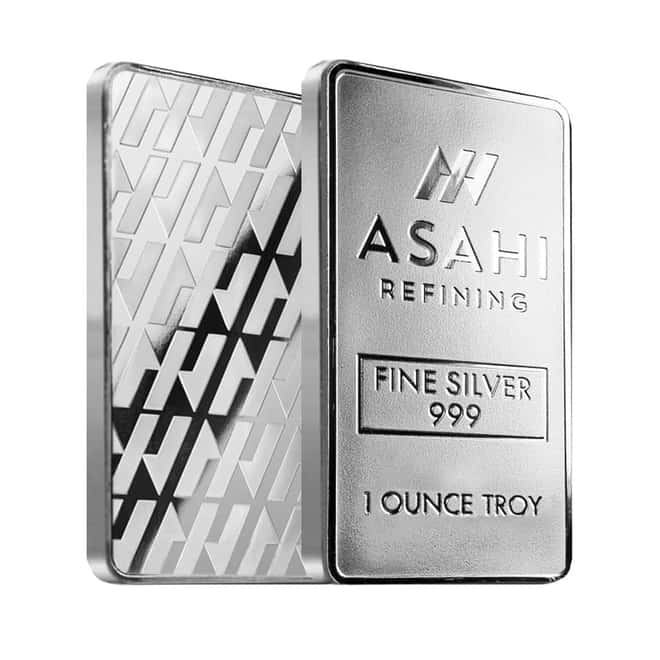 1 oz Asahi Silver Bar .999 Fine