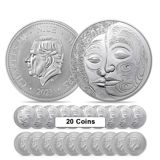 2023 Niue 1 oz Maori Silver Coin .999 Fine