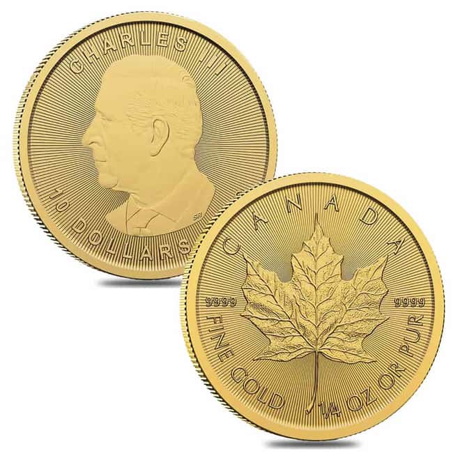 2026 1/4 oz Canadian Gold Maple Leaf $10 Coin BU (Sealed)