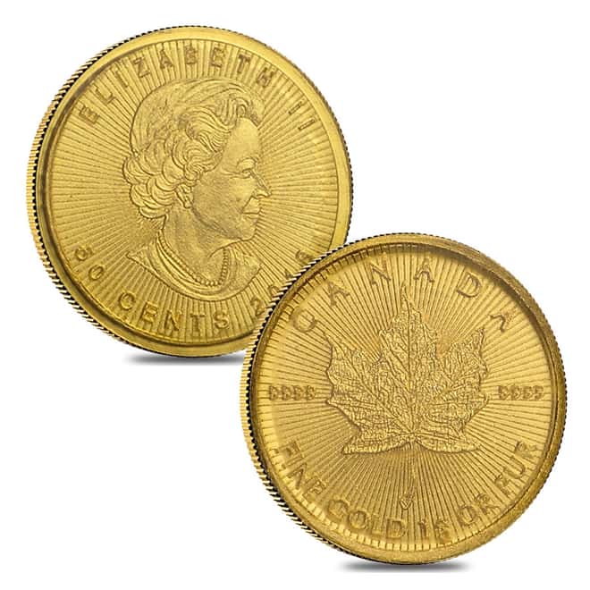 2018 25 x 1 gram Canadian Gold Maples $.5 Coin .9999 Fine - Maplegram25™ (In Assay)
