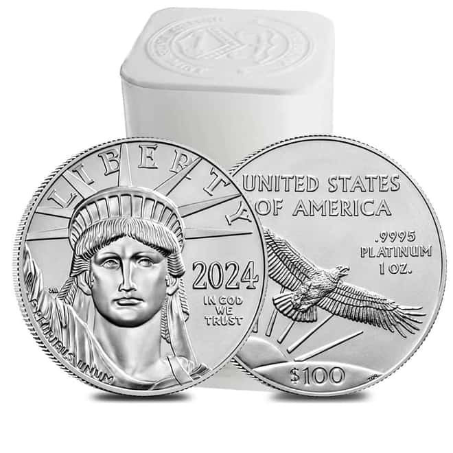 2024 1 oz Platinum American Eagle $100 Coin BU