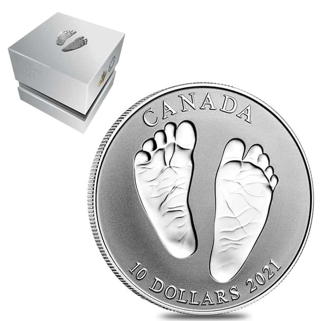 2021 Canada 1/2 oz Silver Welcome to the World Baby Gift Coin .9999 Fine (w/Box & COA)