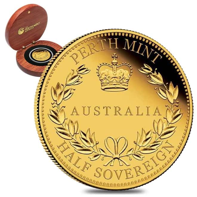 2016 Australia Gold Proof Half Sovereign - Perth Mint (w/Box & COA)