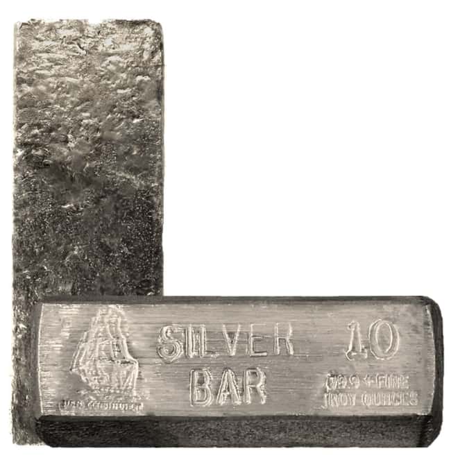 10 oz CMI USS Constitution Silver Bar .999+ Fine