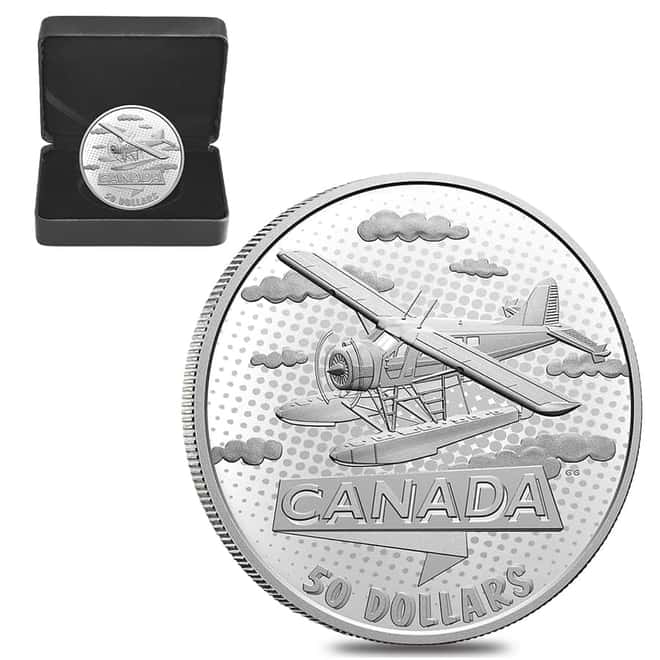 2021 Canada 5 oz First 100 Years of Confederation - Canada Takes Wing Proof Silver Coin .9999 Fine (w/Box & COA)