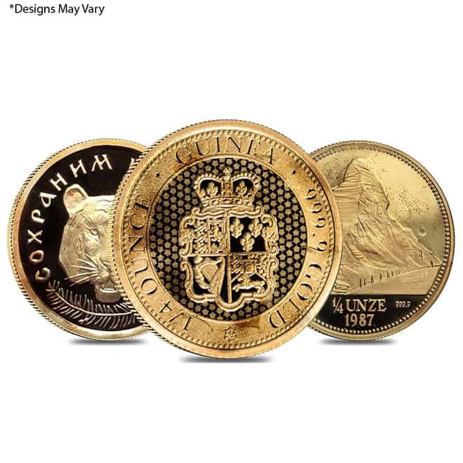 1/4 oz Generic Gold Coin .999+ Fine (Secondary Market)