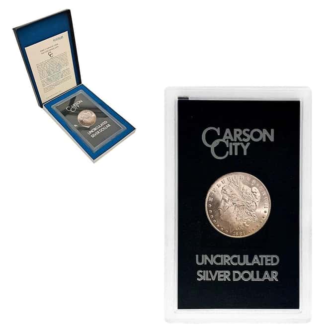 1881-CC Morgan Silver Dollar $1 BU GSA (w/Box & COA)