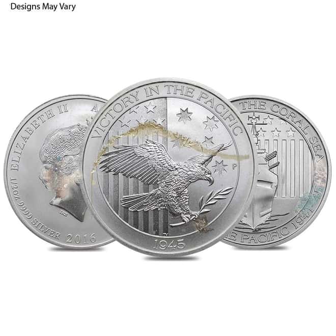 1/2 oz Silver Coin Random Mint (Milky, Scruffy, Toned)