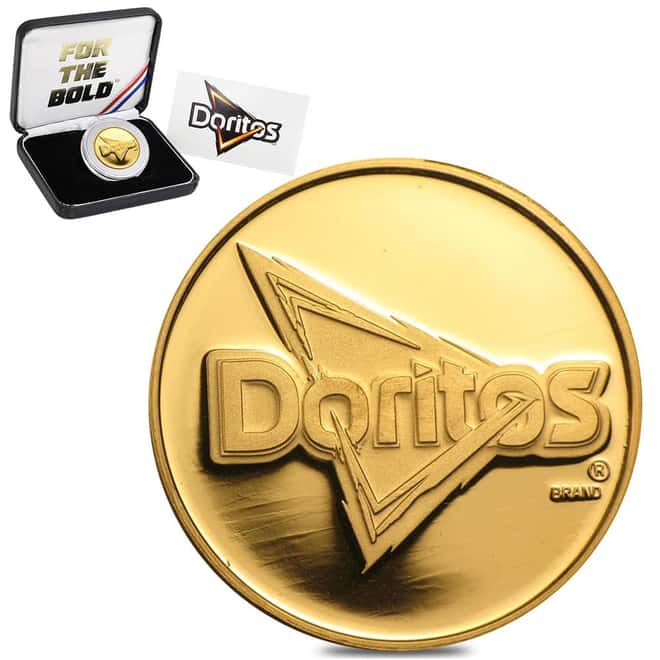 1 oz Doritos For the Bold Gold Round .999 Fine