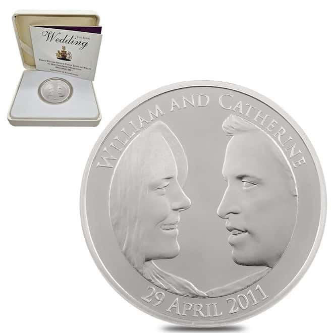 2011 GB Silver Royal Wedding Prince William & Catherine Coin
