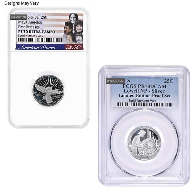 2019-Present Proof Washington Silver Quarter 25C NGC/PCGS PF 70 (Random Year)