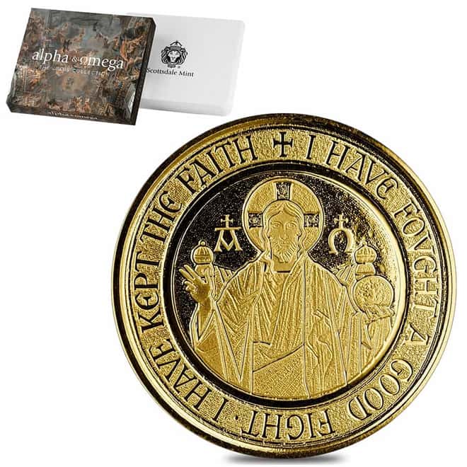 2021 Samoa 1 oz Alpha & Omega Gold Coin (w/Box & COA)