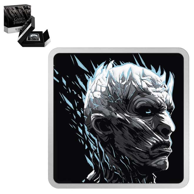 2022 1 oz Game of Thrones Night King Proof Silver Medallion