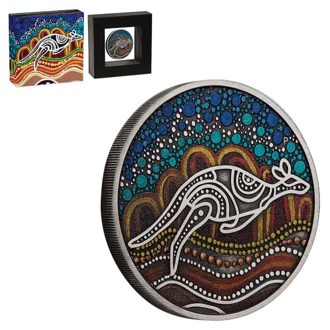 2023 2 oz Kangaroo Yongka Silver Coin Australian Perth Mint