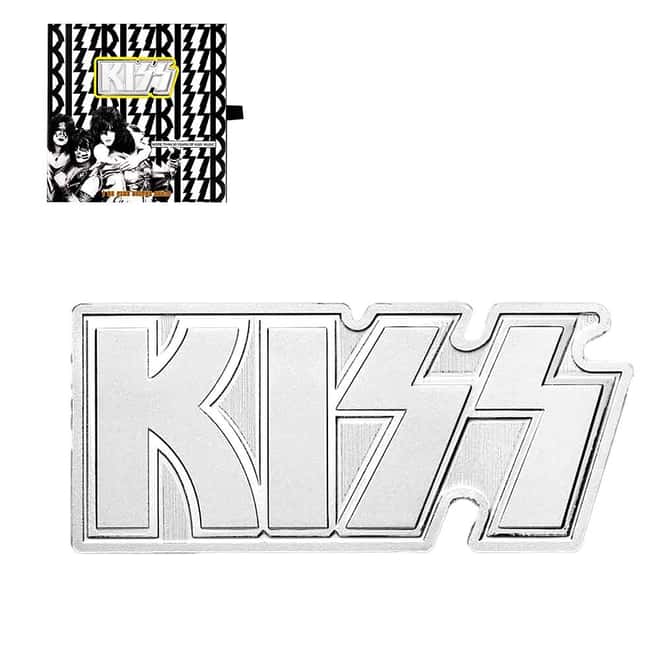 2024 1 oz 50 Years of KISS® Silver Shaped Coin .9999 Fine