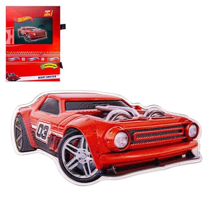 2024 Solomon Islands 1 oz Hot Wheels™ Night Shifter Silver Coin