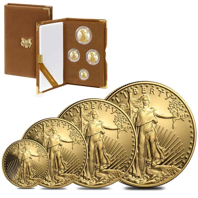 \\D3X7Q842\Internal-Images\Kate\Images for the web site\Gold\Gold Coins&Rounds\USA\Gold American Eagles\2017\2017-W 4-Coin Proof Gold American Eagle Set (wBox & COA)