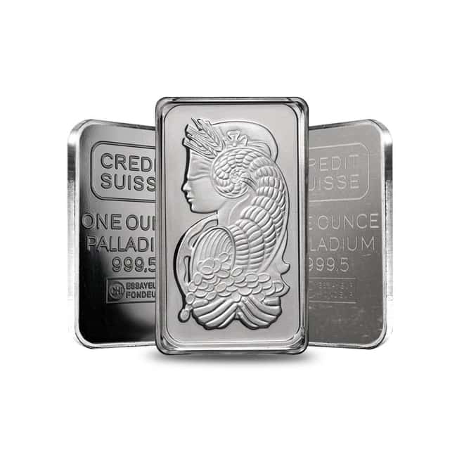1 oz Generic Palladium Bar .9995 Fine (Secondary Market)