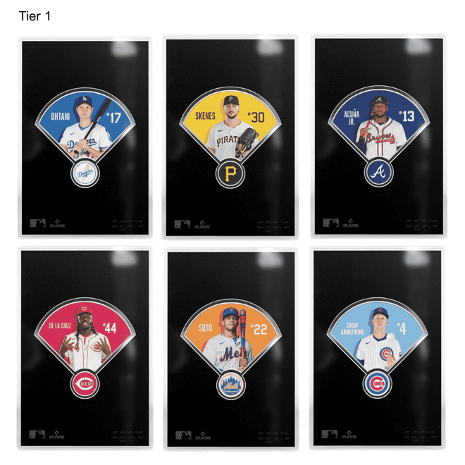 2026 Niue Major League Baseball® MLB National League 1/2 oz Coin Blind Box (Sealed)