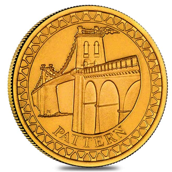 2003 British Great Britain Gold Proof £1 Pattern Collection Bridges 4-Coin Set (w/Box&COA)