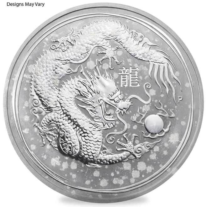 MILKY - 1 oz Lunar Year Silver Coin Australian Perth Mint (Random Year, Random Design)